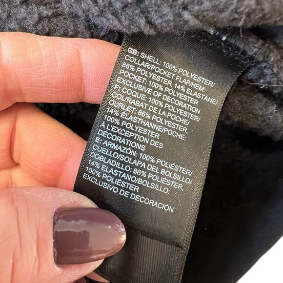 North Face men’s size XXL quarter zip sweater jacket with plush inside - Picture 10 of 11